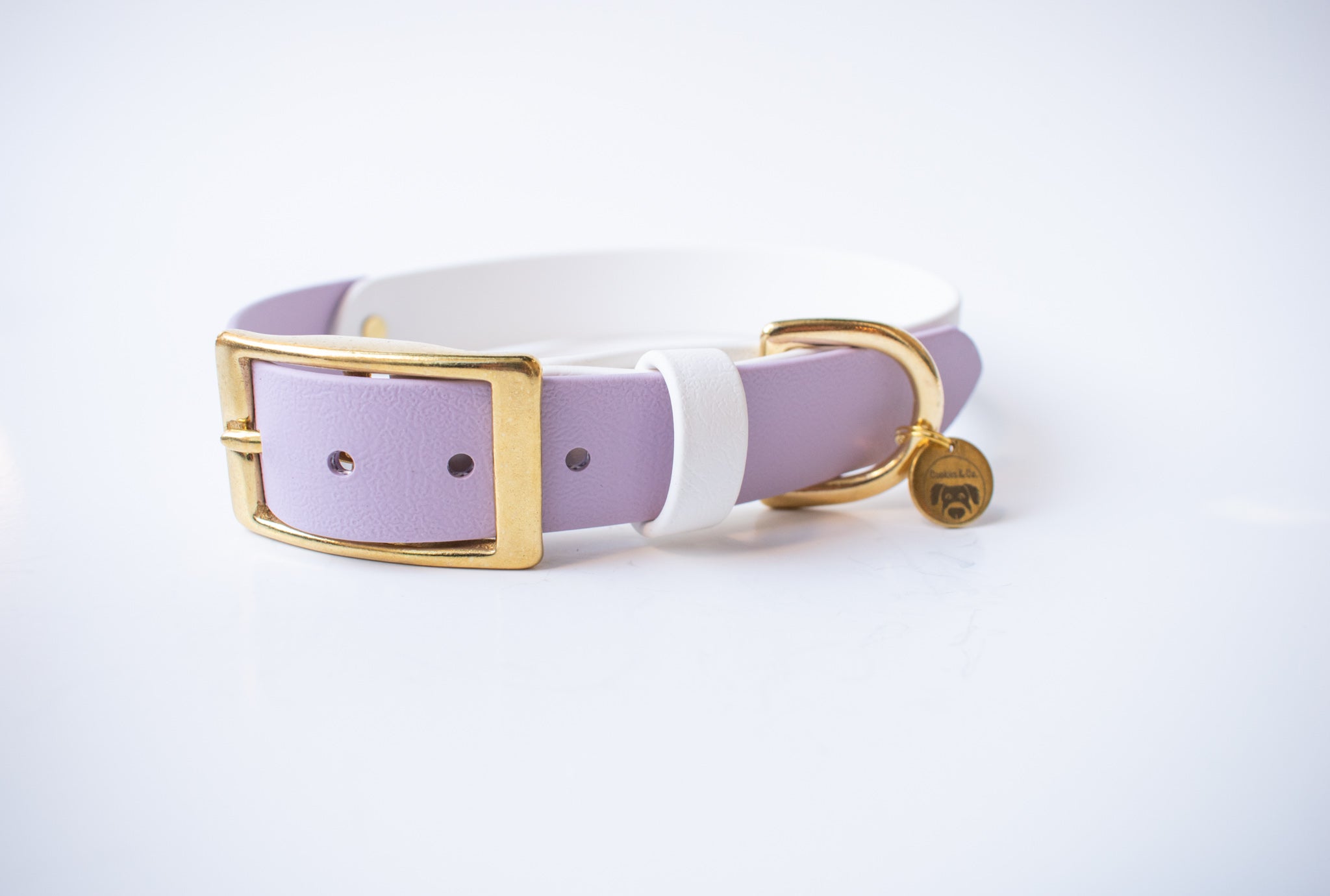 Purple and best sale gold dog collar