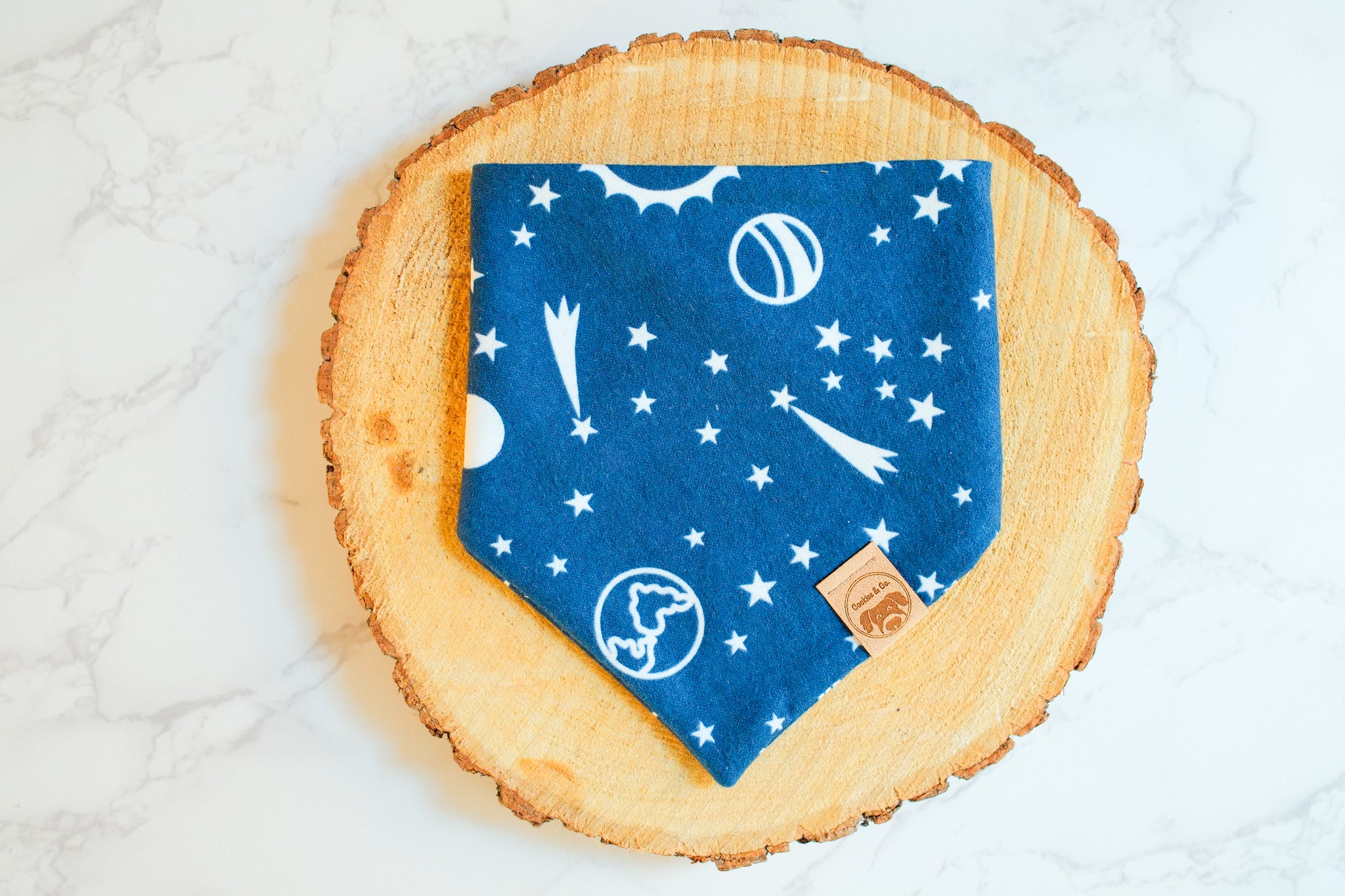 Glow in the dark dog bandana