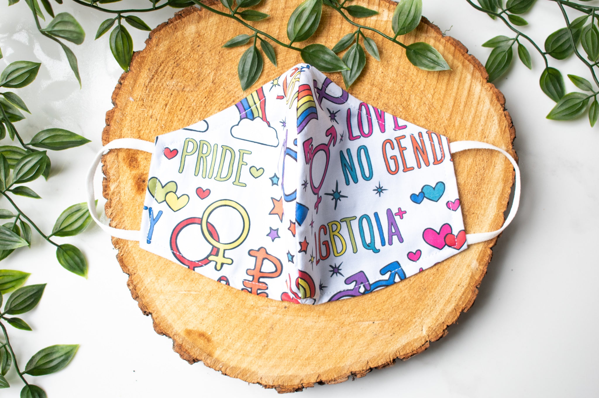 Cookies & Co. Love Wins Matching Mask with Dog Bandana for Pride