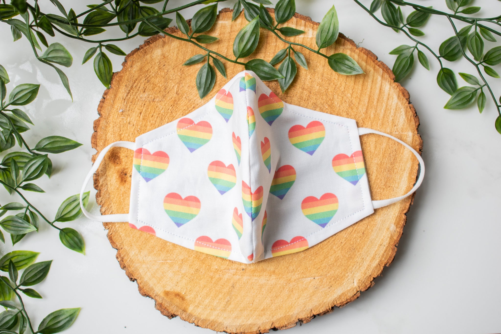 Cookies & Co. Love is Love Matching Mask with Dog Bandana for Pride Month San Diego