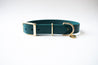 Nori Classic Dog Collar Forest Green